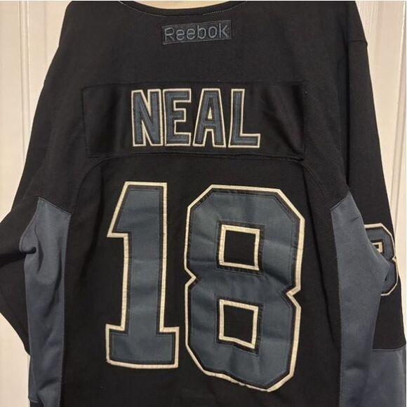 Pittsburgh Penguins James Neal #18 2014 Size 54 CCM Blackout Jersey *Read* - Picture 6 of 8
